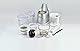 Ariete 00C016800AR0 Slow Juicer 168 mit nur 65 u/min für mehr und qualitativ besseren Saftertrag, Edelstahl, Silber/weiß, 150 W
