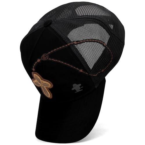 Image of Sacudido's | Trucker Cap Cross Rosary | Snapback Hats, Adjustable, Unisex, Faith
