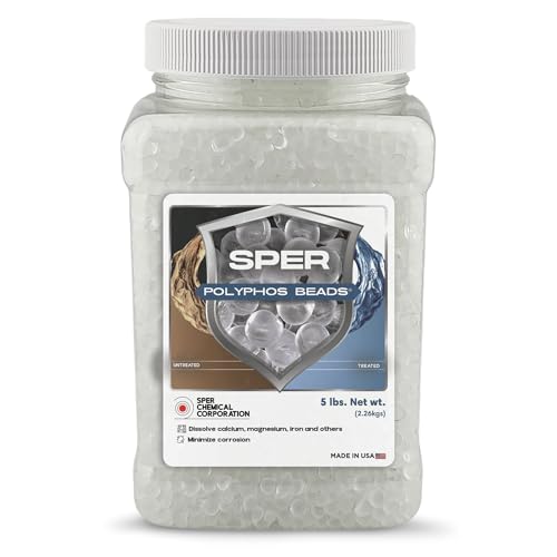 SPER PolyPhos Beads – High-Performance Dissolving Polyphosphate Beads – 5 lb. Jar – Phosphate Control & Scale Prevention