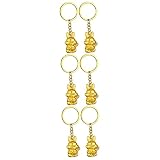 Holibanna 3 Juegos Llavero Accesorios De Conejitos Conejo Alimentador De Heno Juguetes De Peluche Colgante Cerdo Cosas De Conejito Encantos Animal De Peluche Rata Metal Golden 2 Piezas * 3