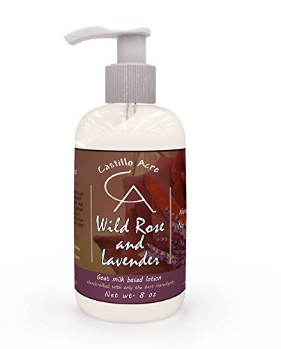 Castillo Acre - Wild Rose and Lavender, Goat Milk Lotion. Naturally scented, No added fragrance