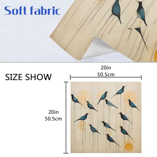 Servilletas de tela multicolor 20x20 pulgadas pack x6 miniatura 6