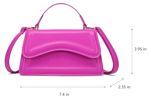 Image of SHUIANGRAN Stylish and Simple Crossbody Bag Small Square bag Purses for Women Satchel Shoulder bag Bag Purse