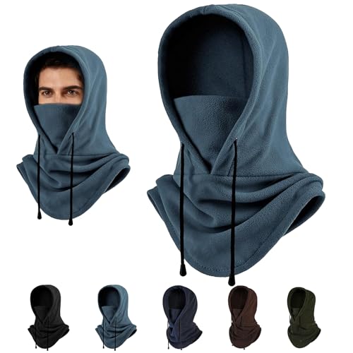 NICEWAT Sturmhaube Winter Balaclava Herren Damen, Atmungsaktiv Warme Fahrrad Sturmmaske, Verstellbare Fleece Skimaske, Winddichte Winter Gesichtsmaske für Motorrad Skifahren Outdoorsports