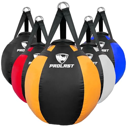 Prolast Wrecking Ball - Saco pesado para entrenamiento de boxeo profesional, Muay Thai, MMA (sin relleno), color amarillo