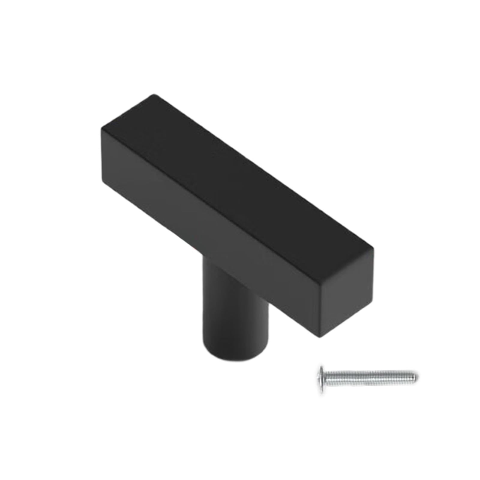 Drawer Pulls Aluminum Alloy Dressers Knob Cupboard Handle Square Furniture Handle Simple Bedside Cabinet Pull Furniture Handles and Knob for Dressers Square