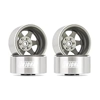 INJORA 1.9 Pneus Mud Terrain Roue Pneus Pour Axial SCX10 UTB18 TRX4 Redcat Gen8 VS4-10 1/10 RC Crawler Auto, Grau – Ansicht 1
