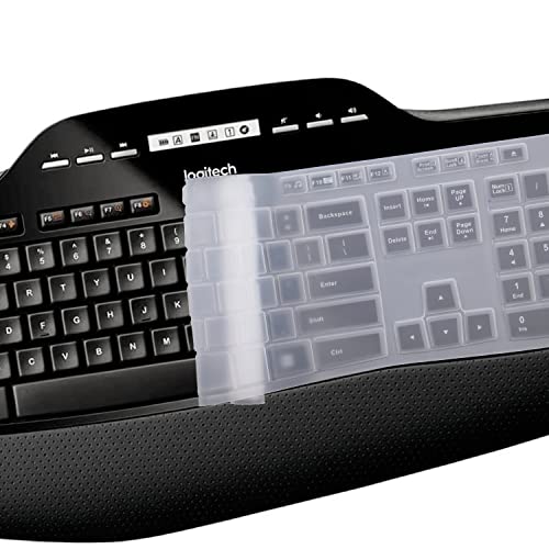 Protector de Teclado Silicona Ultra Delgada para Logitech MK710 miniatura 5