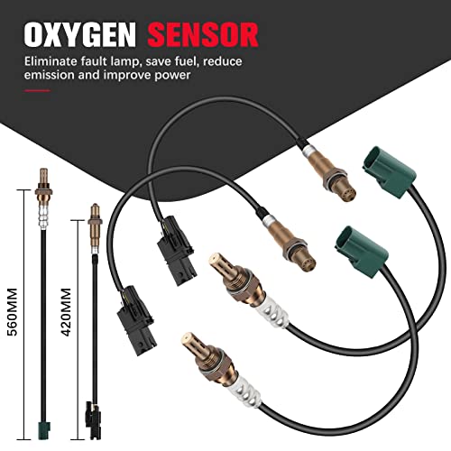 Sensor de Oxígeno 4Pcs para Infiniti FX45 06-08 miniatura 2