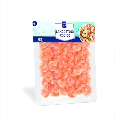 Langostino Cocido Chef – Frescura y Sabor Listos para Disfrutar (Producto Refrigerado) 500g. (1 PAQUETE)