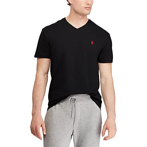 Polo Ralph Lauren Men's V Neck Classic Fit Tee Shirt, Polo Black, M by POLO RALPH LAUREN - Used condition - US$42.09