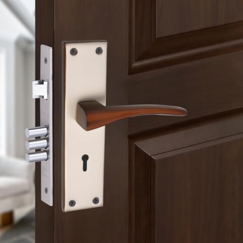 Image of Milton Iron Mortise Lock Set, Model 582 MAT SS