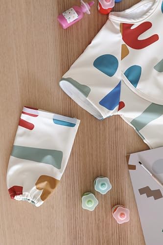 Beaba Bavaglino Per Neonato, Recupero, Impermeabile, Elastico, A Manica Lunga, Maniche Staccabili, Tasca Per Recupero, Facile Da Pulire, Evolutivo, Playful - 10