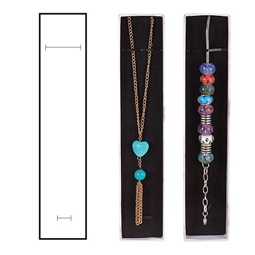 Benecreat 8 Pack Kraft Rectangle Cardboard Jewelry Boxes Marble White Necklace Bracelet Box For Jewelry Set, Valentine's Gift Packaging, 8X1.7X1.2 #TOP4