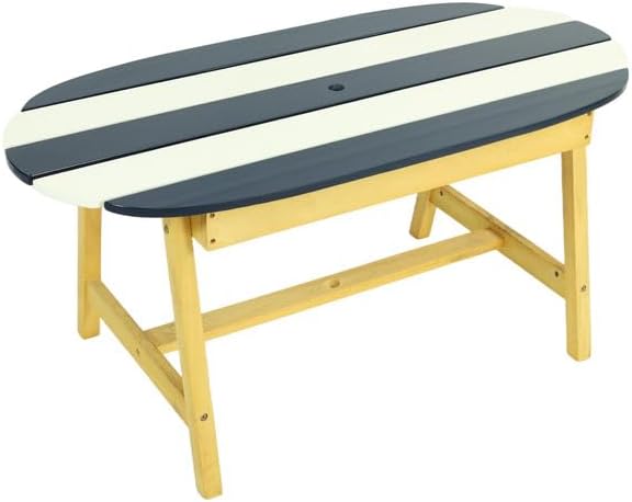Naturally Playful Kids Picnic Table with Height-Adjustable Umbrella - Indoor/Outdoor Toddler Activity Set, Sturdy Play Furniture for Backyard, Patio & Playroom, Gift for Boys Girls 3+
