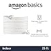 Amazon Basics Extension Cord, 25 Ft, 3 Prong Outlet Extender, Indoor Extension Cord, 13 Amps, 125V, White