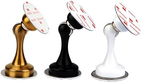 Door Stopper,Magnetic Door Stop,Stainless Steel Door Catch,Double-Sided Adhesive Tape No Need to Drill. Better Protection for Walls (White)