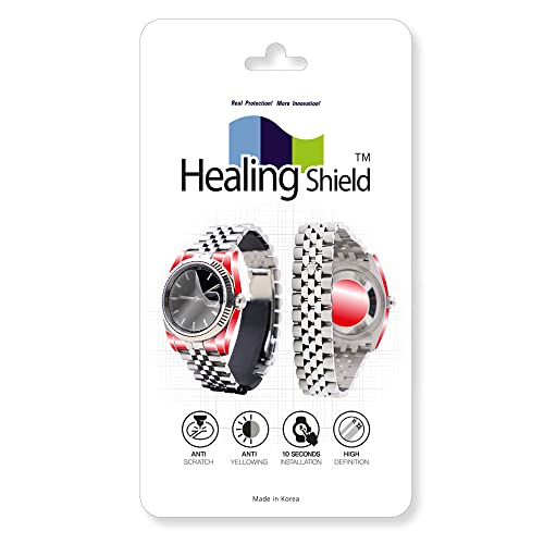 [Healing Shield] Rolex Datejust Men (36mm) Protection Film, 1 Front Screen + 1 Side Surface Protective Film, Prevent Daily Scratch, Self Healing/Bubble-Free Film, Rolex Watch Protector Film
