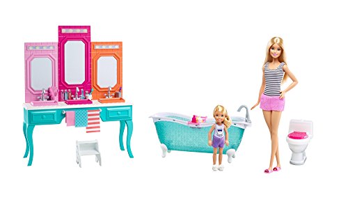 Barbie and Chelsea Vanity Bathroom