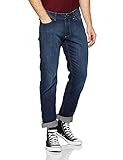 Produkttyp: PANTS hattric Herren 688075 Straight Jeans, Blau (Dark Indigo 48), W33/L34