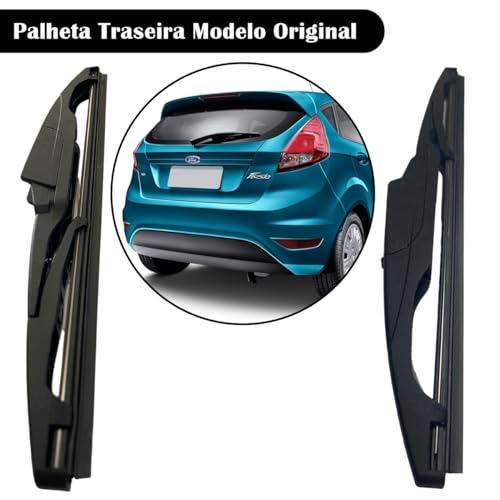 Kit 3 Palheta Limpador Parabrisa Silicone Chuva Fiesta New Fiesta1996 Á 2019 (New Fiesta Ano 2011 á