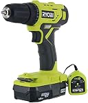 NEW Ryobi 18-Volt ONE+ Cordless 3/8 in. Drill/Driver Kit (PDD209K) with 1.5 ah lithium battery and charger