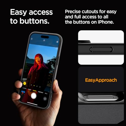 Spigen Case for iPhone 16 Pro Max Case, Ultra Hybrid [MagFit] Designed for Apple iPhone 16 Pro Max - Frost Black by Spigen - Image 9