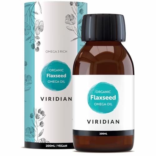 Viridian 100% Organic Golden Flaxseed Oil 200ml