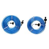 タカギ(takagi) 散水チューブ 10m 散水範囲:幅1~3m×長さ10m 350穴 G410 & 散水チューブ 5m 散水範囲:幅1~3m×長さ5m 175穴 G405 【セット買い】