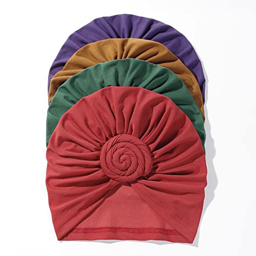 Image of KYNARI Turban Head Wraps for Women, Pretied Stretch Bonnet Hair Wrap