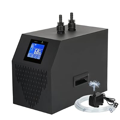 Aquarium Chiller 42 Gal, 1/10 HP Water Chiller Machine, Hydroponic Cooling System, Fish Tank Chiller with Upgraded LED display, for Axolotl Jellyfish