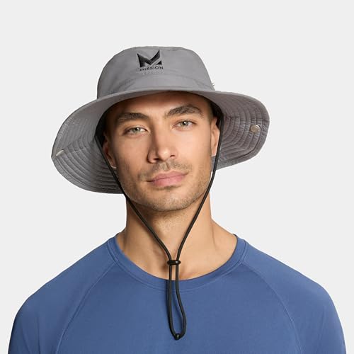 Image of MISSION Cooling Bucket Hat - Unisex Wide-Brim Hat for Men & Women - Lightweight, Foldable & Durable - Cools Up to 2 Hours