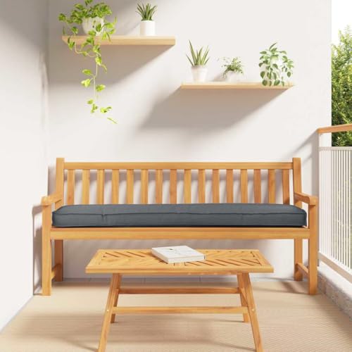 Cojín para sofá de jardín 180 cm de tela Oxford resistente con acolchado grueso para muebles de palé 2