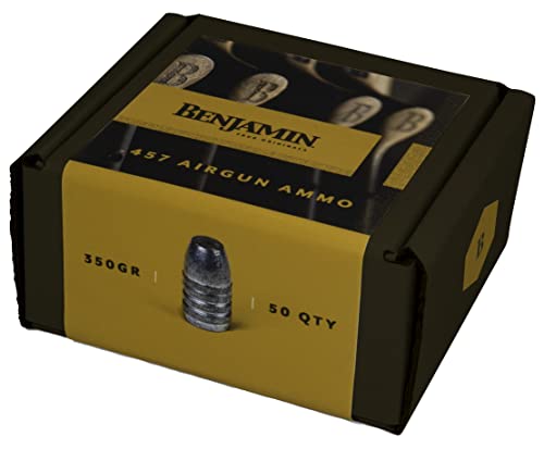 Benjamin .457-Caliber 350-Grain Flat Point Pellets B457350 (50-Count) #TOP1