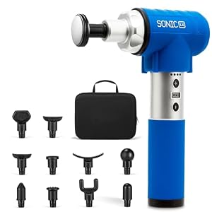 Lifepro Sonic LX Percussion Massage Gun Deep Tissue with Heat & 10 Heads 3 41fdfkp08mL. SS300