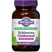 Oregons Wild Harvest Echinacea Goldenseal Organic Capsules | Vegan, Non-GMO, Gluten Free, Immune Support*, 90 Count