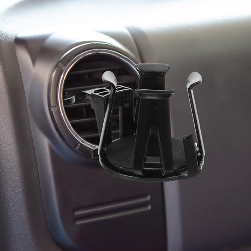 Portavasos para carro con clip ajustable color negro miniatura 5
