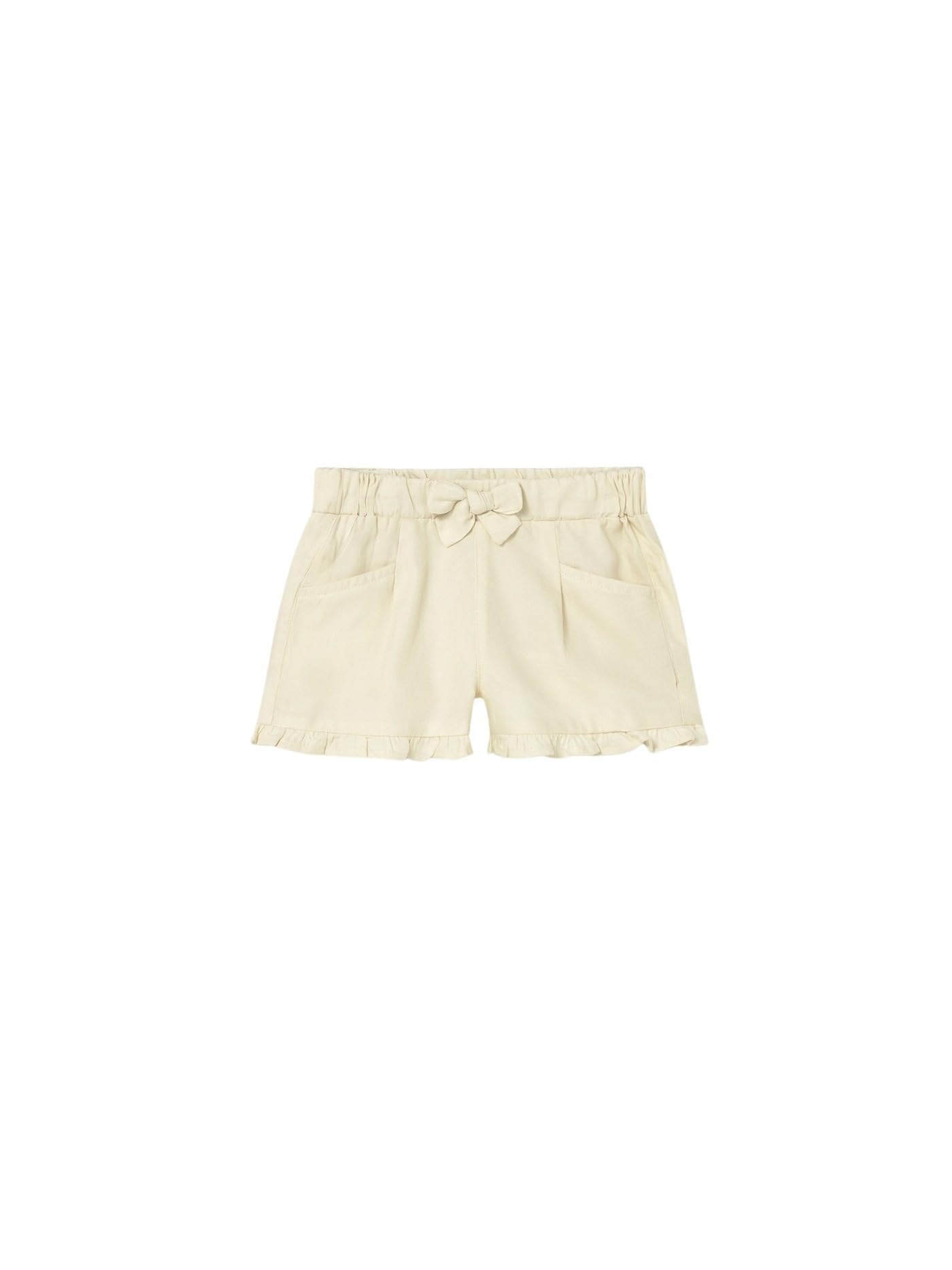 Pantalón corto fluido Mayoral para bebé niña en color garbanzo 4