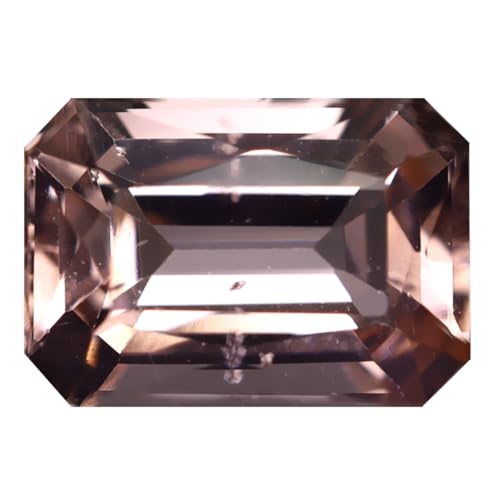 Morganite rose naturelle de 2.08 ct taillée en octogone pour haute joaillerie