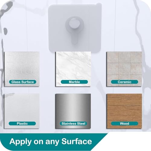Image of Photo Frame Hooks for Wall, 9 Pieces, Self Adhesive Heavy Duty Hooks, No Drilling Required, Transparent