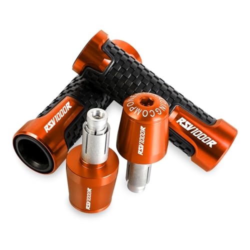 Embouts de guidon 22mm anti-vibrations et poignées grip Aprilia RSV1000R