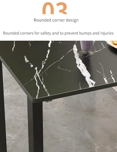 Table pliante murale réglable et peu encombrante avec plateau transparent durable