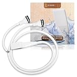 Kobe Professional Double Tap Shower Attachment for Bath/Extra Long Shower Head and Hose Set for Bath Taps - Secure Fit Clamp Included - Perfect Portable Shower/Portable Dog Shower - 1.5m Hose