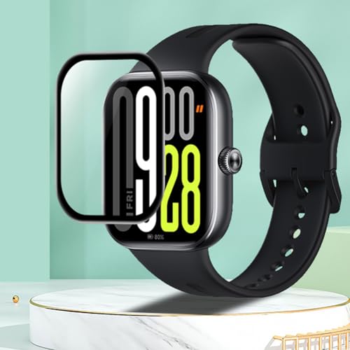 Image of Casodon Flexible Screen Protector for Redmi Watch Move - Anti-Scratch Redmi Watch Move Screen Guard, HD Clear Shatter-Resistant Film with Full Edge-to-Edge Coverage - Black