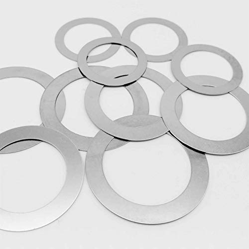 Arandelas de acero inoxidable 304 M8x12x0.1mm que previenen el desgaste axial 4