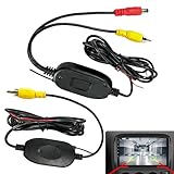 Système de Transmission et Réception sans Fil de 2,4 GHz pour Les Signaux vidéo RCA, pour la Caméra de Recul et Le Moniteur dans la Voiture, Caméra de Recul de Voiture d’Assistance au Stationnement