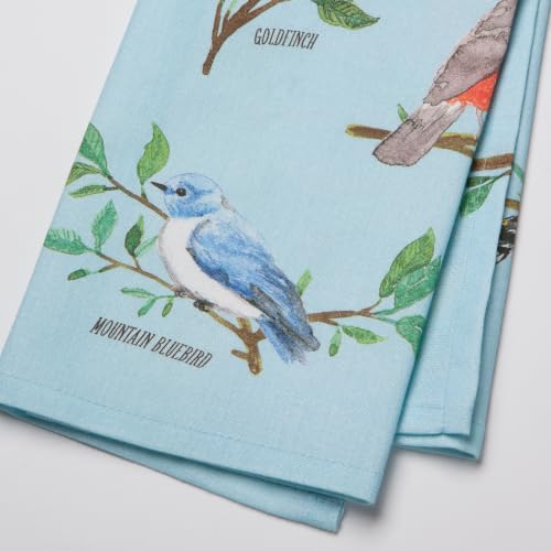 Image of Now Designs Birdsong Printed Kitchen Towel, 18x28 inches