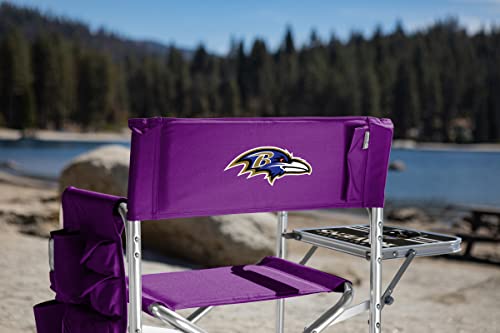 Image of Picnic TIME NFL Unisex-Adult NFL Sports Chair with Side Table, Beach Chair, Camp Chair for Adults