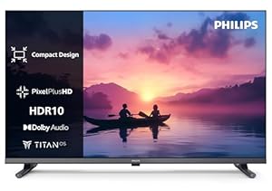 Philips 32PFS6000 2K HD LED Smart TV - 32 Zoll Display mit Pixel Plus, Titan OS Plattform und Dolby Digital Sound - Funktioniert mit Alexa und Google Sprachassistent