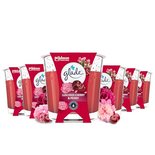 Glade Duft-Kerze im Glas, Luscious Cherry & Peony, bis zu 27 Stunden...